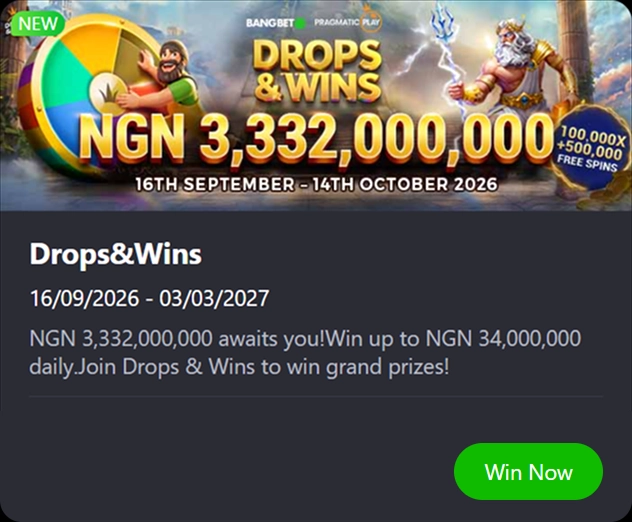 Drops and Wins prize pool with Zeus