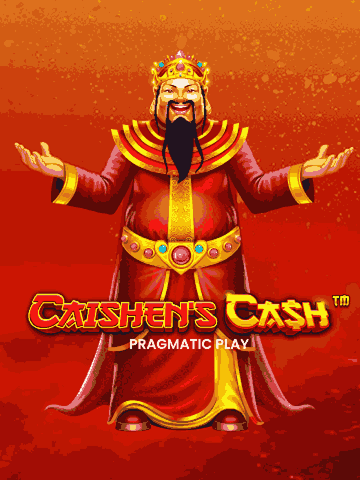 Caishen's Cash god of wealth in red robe