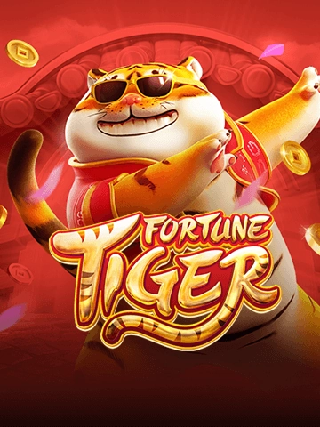 Fortune Tiger tiger in sunglasses with coins