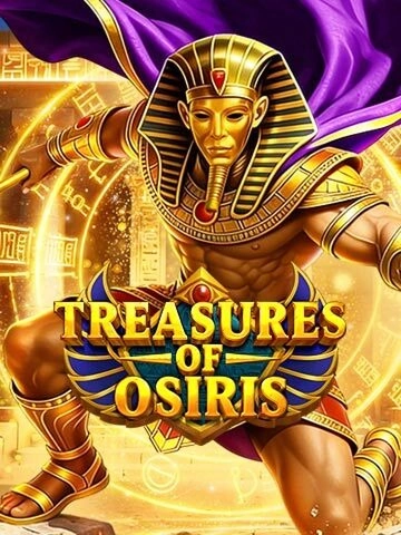 Treasures of Osiris pharaoh in golden mask
